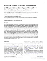 New Targets of Urocortin-Mediated Cardioprotection