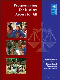 Programming for Justice: Access for All