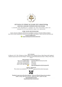 Assoc. Prof., Kütahya Dumlupınar University, Faculty of Arts And