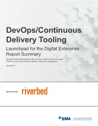 Devops/Continuous Delivery Tooling
