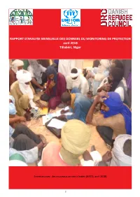 ٍٍRapport Monitoring Protection Tillaberi Avril2018.Pdf