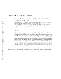 The Moon, a Disk Or a Sphere?