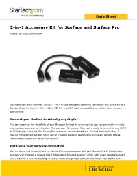 2-In-1 Accessory Kit for Surface and Surface Pro