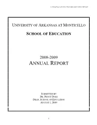 2008-2009 Annual Final Report