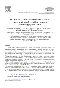 Differences in Ability of Jennies and Mares to Conceive with Cooled And
