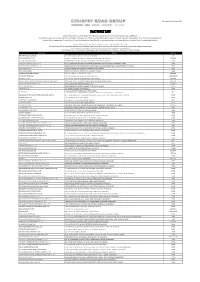 Factory List