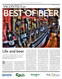 Life and Beer When It May Be a Rural Inn, Gastro-Pub Whether a Thatched Local in the Middle Times This May Be More Contentious
