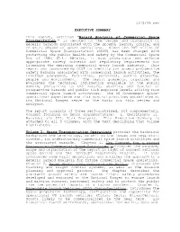 10/2/95 Rev EXECUTIVE SUMMARY This Report, Entitled "Hazard