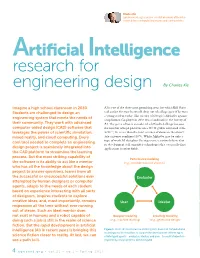 Artificial Intelligence Research For