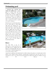 Swimming Pool 1 Swimming Pool