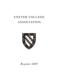 63199 Exeter Register 2005