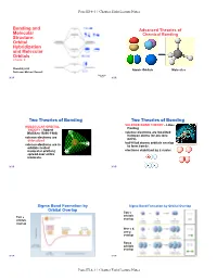 Bonding and Molecular Structure: Orbital Hybridization and Molecular
