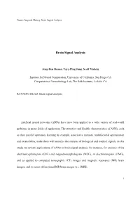 Brain Signal Analysis
