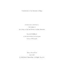 Contributions to the Taxonomy of Rings