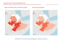 ETHIOPIA, SECOND QUARTER 2020: Update on Incidents According to the Armed Conflict Location & Event Data Project (ACLED) Compiled by ACCORD, 30 October 2020