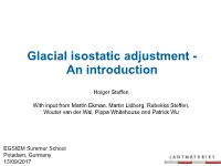 Introduction to GIA Modeling