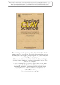 This Article Appeared in a Journal Published by Elsevier. the Attached Copy Is Furnished to the Author for Internal Non-Commerci