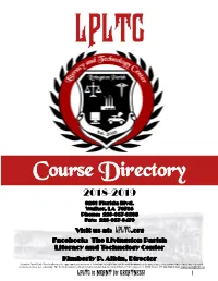 Course Directory