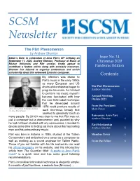 SCSM Newsletter 14
