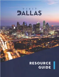 2020Dallas Resource Guide.Pdf