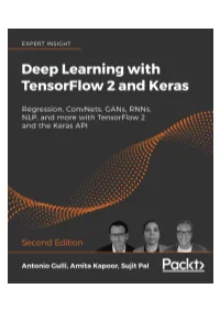 Deep Learning with Tensorflow 2 and Keras Second Edition