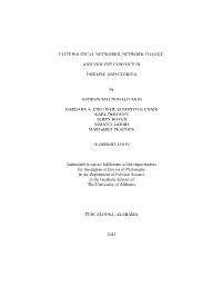 Elite Political Networks, Network Change