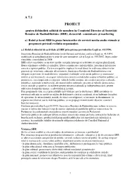A 7.1 Proiect