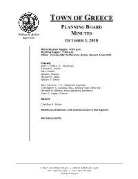 MINUTES Supervisor OCTOBER 3, 2018