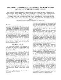 Photoinjected Energy Recovery Linac Upgrade for the National Synchrotron Light Source *