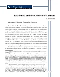 Zarathustra and the Children of Abraham