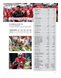 2020 FB Media Guide 54-75 2019 Review.Indd