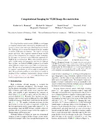 Computational Imaging for VLBI Image Reconstruction