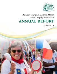 French Language Services Act Annual Report