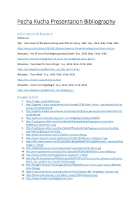Pecha Kucha Presentation Bibliography