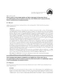 Phylogeny of Feather Mites of the Subfamily Pterodectinae (Acariformes: Proctophyllodidae) and Their Host Associations with Passerines (Passeriformes)