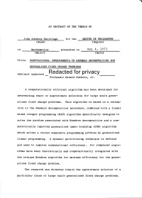 Redacted for Privacy Professor Donald Guthrie, Jr