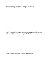 51035-001: Health Services Sector Development Program