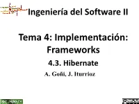 Tema 4: Implementación: Frameworks 4.3