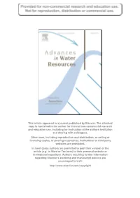 This Article Appeared in a Journal Published by Elsevier. the Attached Copy Is Furnished to the Author for Internal Non-Commerci