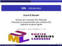 UML : Introduction