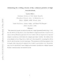 Arxiv:1812.01365V1 [Physics.Flu-Dyn] 4 Dec 2018
