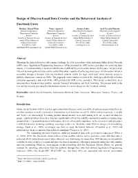 Design of Imacros-Based Data Crawler and the Behavioral Analysis of Facebook Users