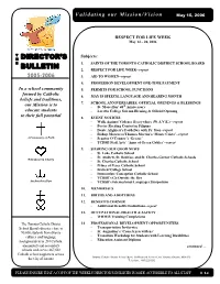 Director's Bulletin
