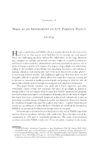 Nasa As an Instrument of U.S. Foreign Policy