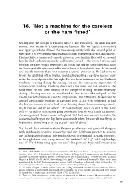 Not a Machine for the Careless Or the Ham Fisted’