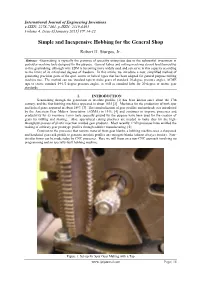Simple and Inexpensive Hobbing for the General Shop