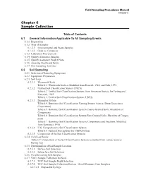 2005 Field Sampling Procedures Manual: Chapter 6 Last