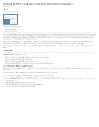 Building an MVC 3 App with Code First and Entity Framework 4.1 Julie Lerman