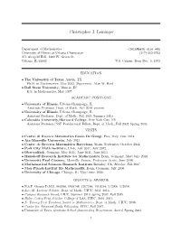 Christopher J. Leininger