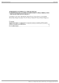 Contents Supplemental Table 1